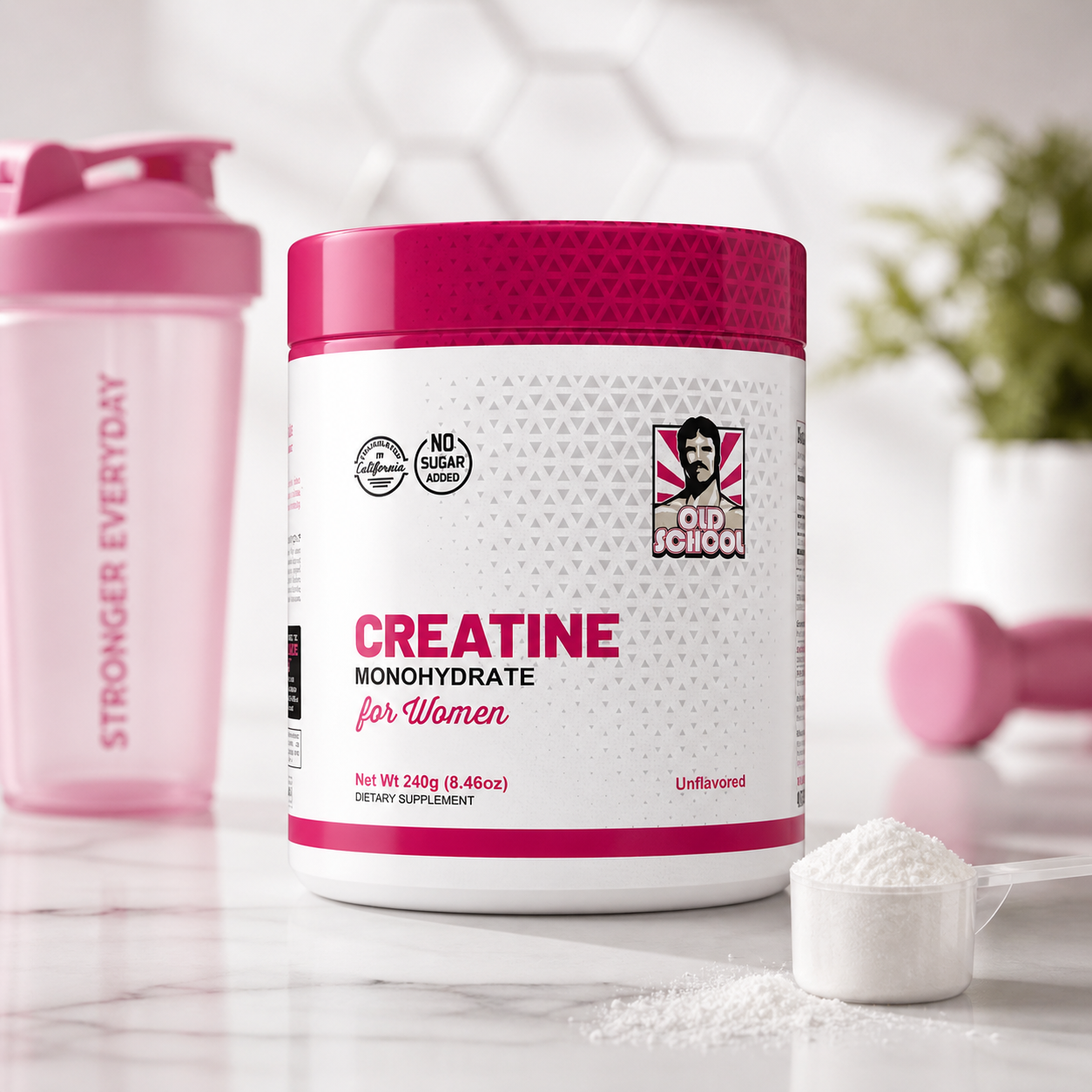 Creatina Monohidratada para Mujeres | Rendimiento, Tonificación y Belleza