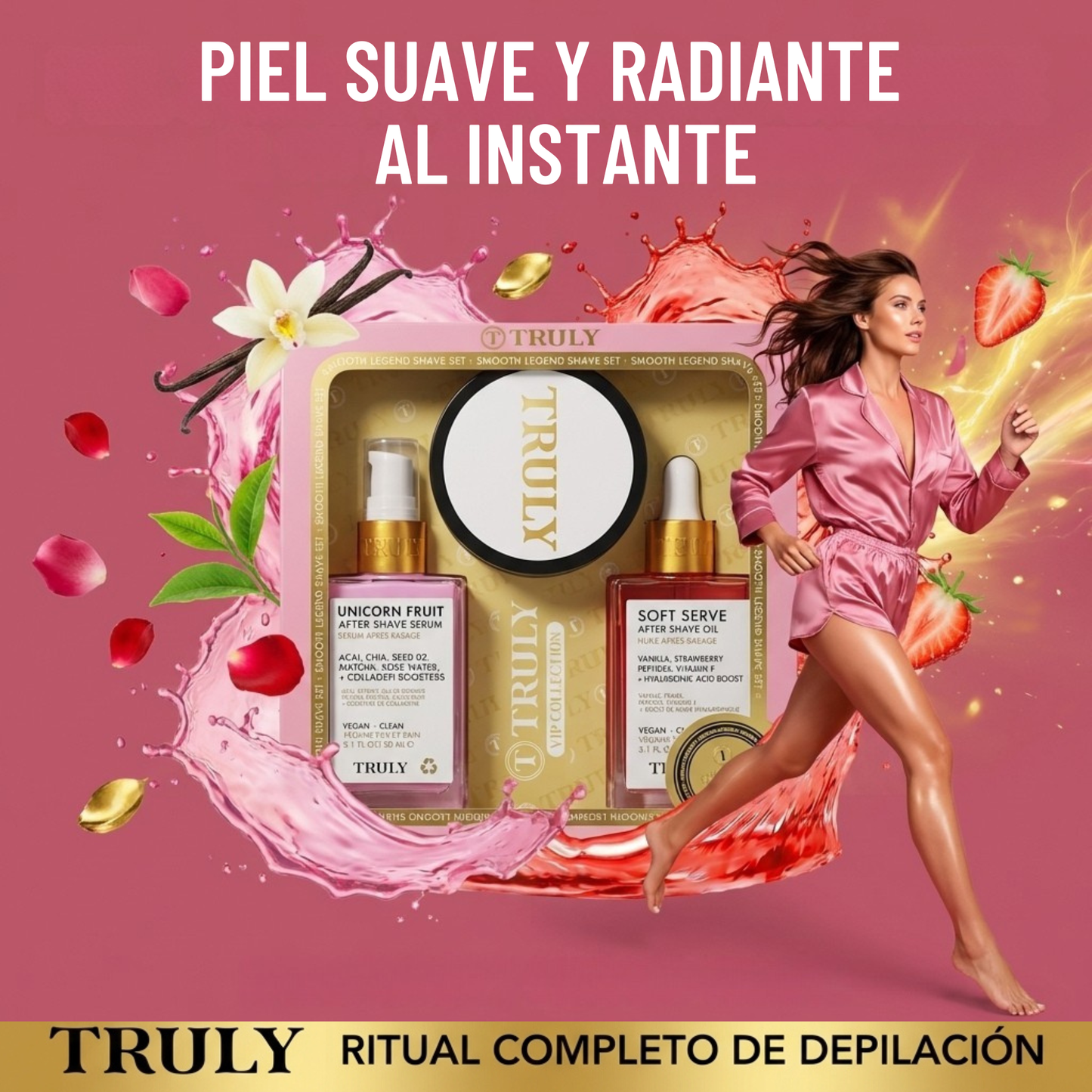 Kit Truly de Depilación | Zona Íntima, Piernas y Axilas Sin Irritación