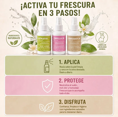 Cómo usar el spray íntimo Le'côterra en 3 pasos: aplica, protege y disfruta la frescura con ingredientes naturales