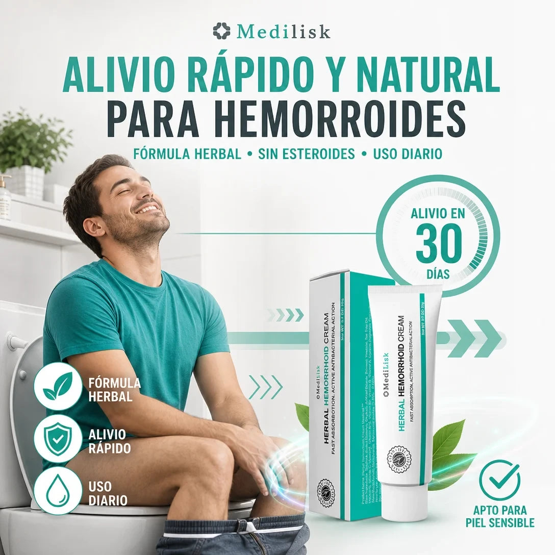 Crema Para Hemorroides - Dile adiós al dolor, ardor y picazón HOY